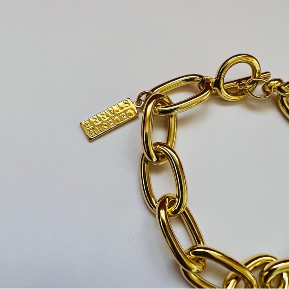 New! Rare CELESTE STARRE Yes No Maybe Chain Bracelet - Picture 9 of 11